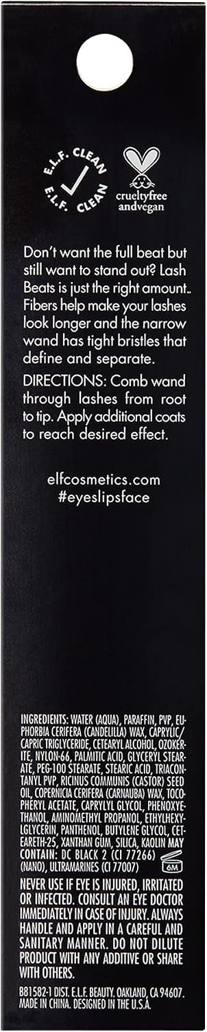 e.l.f. Lash Beats Lengthening Mascara Pitch Black 10ml - view 5